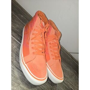 RARE VANS Sk8-Hi Undefeated UNDFTD Men's Size 11 Skateboarding Shoes Orange